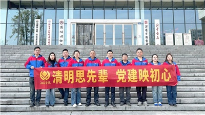緬懷先烈，湘聯(lián)電纜黨支部開展清明主題黨日活動！