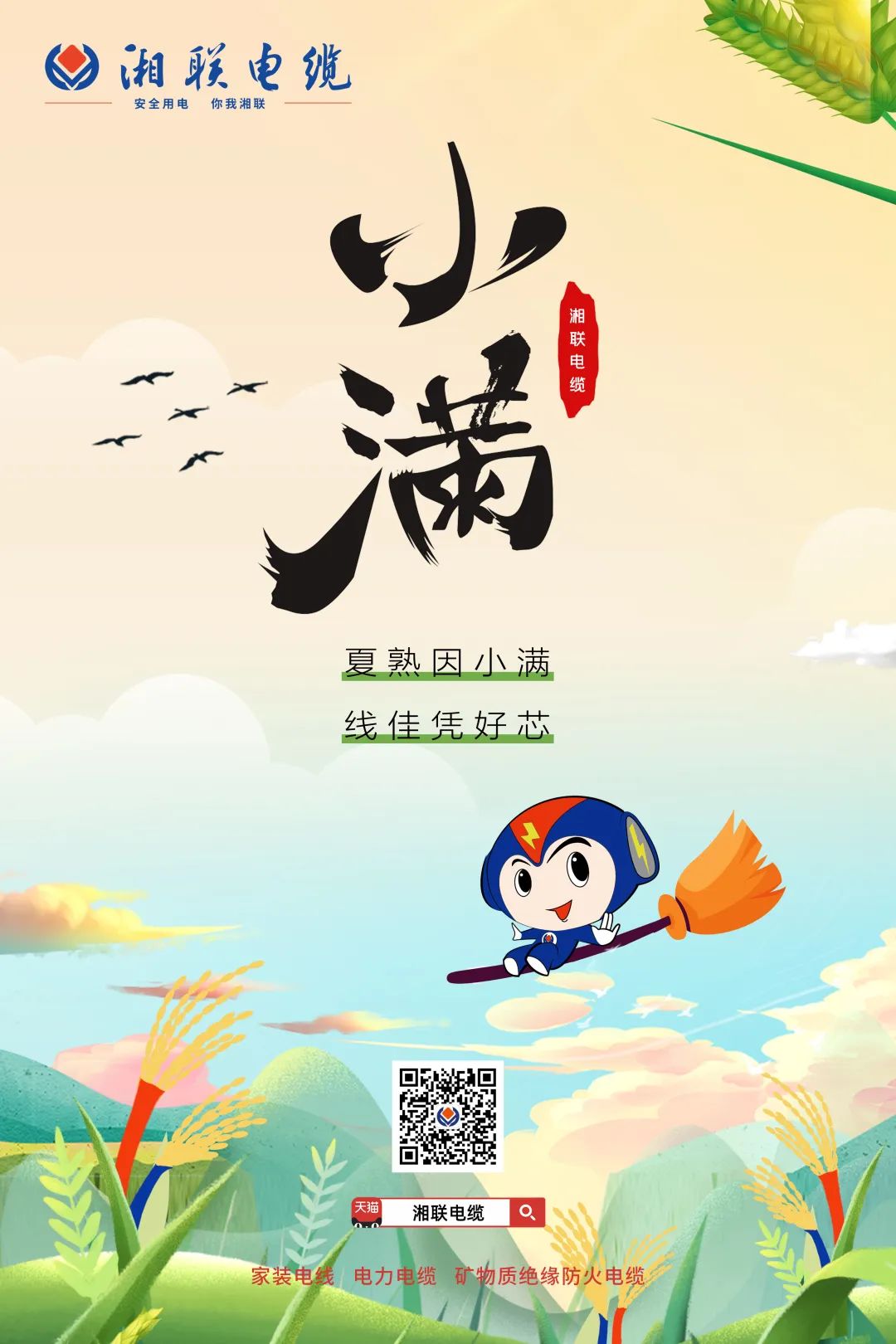 小滿節(jié)氣今日至，用電安全需重視！#安全用電你我湘聯(lián)